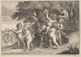Seven boys, Wenceslaus Hollar  Bohemian, Etching