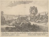 July (Iulius), Wenceslaus Hollar Bohemian, Etching
