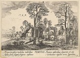 March (Martius), Wenceslaus Hollar Bohemian, Etching
