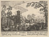 January (Ianuarius), Wenceslaus Hollar Bohemian, Etching; first state of two