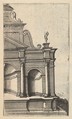 Partial View of a Monument [Mercurii Templum], from "Ruinarum variarum fabricarum delineationes pictoribus caeterisque id genus artificibus multum utiles", Lambert Suavius  Netherlandish, Etching