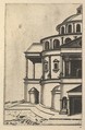 Partial View of a Building [Templum Isaiae Prophetae], from "Ruinarum variarum fabricarum delineationes pictoribus caeterisque id genus artificibus multum utiles", Lambert Suavius  Netherlandish, Etching