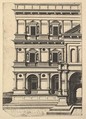 Partial View of a Building [Palatium Claudie], from "Ruinarum variarum fabricarum delineationes pictoribus caeterisque id genus artificibus multum utiles", Lambert Suavius  Netherlandish, Etching
