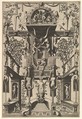 Modern Grotesque Decoration, Johannes van Doetecum I Netherlandish, Etching