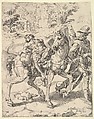 The Parable of the Good Samaritan, Maarten van Heemskerck Netherlandish, Etching
