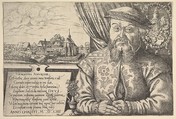 Portrait of Hieronymus Schurstab, Hanns Lautensack German, Etching