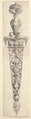 (Design for a Dagger and Sheath), Augustin Hirschvogel German, Etching