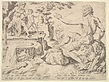 Reuben [Genesis 49:3-4], from the series The Twelve Patriarchs, After Maarten van Heemskerck (Netherlandish, Heemskerck 1498–1574 Haarlem), Etching; second state
