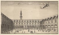 Byrsa Londinensis vulgo the Royal Exchange (Royal Exchange, London), Wenceslaus Hollar  Bohemian, Etching, presumably second state of two with number trimmed off margin