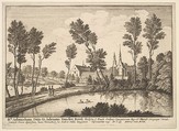 Rothendael Abbey, Wenceslaus Hollar  Bohemian, Etching, second state of three