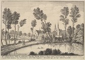 Rothendael Abbey, Wenceslaus Hollar  Bohemian, Etching; first state of three