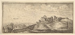 Passau, from "German Views", Wenceslaus Hollar  Bohemian, Etching; second state of two