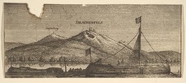 Drachenfels and Lowenburg, from "German Views", Wenceslaus Hollar  Bohemian, Etching, second state of two