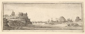 Regensburg, Wenceslaus Hollar  Bohemian, Etching, only state