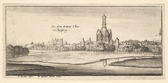 Augsburg, from "German Views", Wenceslaus Hollar  Bohemian, Etching, only state