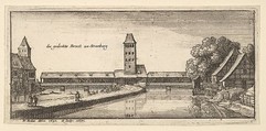 Strasbourg, from "German Views", Wenceslaus Hollar  Bohemian, Etching, only state