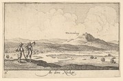 On the Neckar, Wenceslaus Hollar Bohemian, Etching, only state