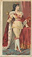 King of the Amazons, from the Occupations for Women series (N166) for Old Judge and Dogs Head Cigarettes, Goodwin & Company, Commercial color lithograph