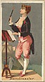Bandmaster, from the Occupations for Women series (N166) for Old Judge and Dogs Head Cigarettes, Goodwin & Company, Commercial color lithograph