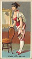 Hairdresser, from the Occupations for Women series (N166) for Old Judge and Dogs Head Cigarettes, Goodwin & Company, Commercial color lithograph