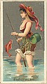 Fisherman, from the Occupations for Women series (N166) for Old Judge and Dogs Head Cigarettes, Goodwin & Company, Commercial color lithograph
