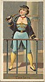 Captain, from the Occupations for Women series (N166) for Old Judge and Dogs Head Cigarettes, Goodwin & Company, Commercial color lithograph