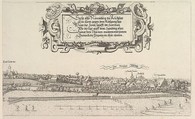 View of Nuremberg, to the east, right plate, Hanns Lautensack German, Etching