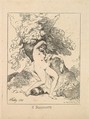 A Bacchante, Thomas Rowlandson British, Etching and stipple