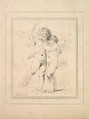 A Pair of Cupids – Cupid and Psyche, Thomas Rowlandson British, Soft-ground etching and stipple