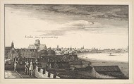 London from Arundel House (copy), Wenceslaus Hollar Bohemian, Etching