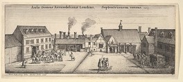 Arundel House from the North, Wenceslaus Hollar  Bohemian, Etching, only state