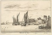 Willebroeck bey Boom, Wenceslaus Hollar  Bohemian, Etching; second state of two
