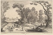 Going to Market, Wenceslaus Hollar  Bohemian, Etching and drypoint; first state of three