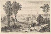 The Horseman, Wenceslaus Hollar  Bohemian, Etching; second state of four
