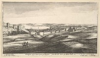 Prospect of ye lower part of Tangier, from the hill West of White-hall, from "Views of Tangier", Wenceslaus Hollar  Bohemian, Etching; first state of two