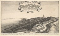Prospect of ye North side of Tangier regarding the mayne Sea from the hill as you come from Whitby or the West, toward the Towne
, Wenceslaus Hollar  Bohemian, Etching; intermediate state with substantial re-working but before the changes<br/>described for second state