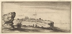 Douer (Dover), from "English Views", Wenceslaus Hollar  Bohemian, Etching; second state of two