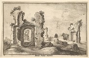 Palati maioris (Palatine Palace, Rome), from "Roman Ruins", Wenceslaus Hollar Bohemian, Etching; second state of two