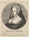 The Lady Guldeforde (Mary Wotton, Lady Guildford), Wenceslaus Hollar Bohemian, Etching; second state of two