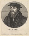Lord Denny (Sir Anthony Denny), Wenceslaus Hollar  Bohemian, Etching, only state