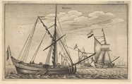 Boÿers (Dutch Cargo Ship), Wenceslaus Hollar (Bohemian, Prague 1607–1677 London), Etching; first state of two