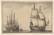 Naues Mercatoriæ Hollandicæ per Indias Occidentales (Dutch East Indiaman), Wenceslaus Hollar  Bohemian, Etching; first state of two