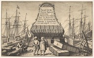 Title page: Dutch Ships, Wenceslaus Hollar Bohemian, Etching; first state of five