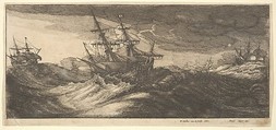 Sea Storms, Wenceslaus Hollar  Bohemian, Etching; first state of two
