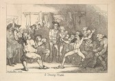 A Fencing Match, Thomas Rowlandson British, Etching