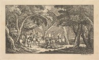 The Death – Fox Hunting Scene, Thomas Rowlandson British, Etching