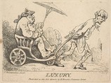 Luxury, Thomas Rowlandson  British, Etching