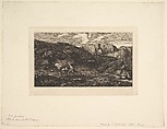 Fear, Odilon Redon  French, Etching