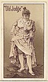 Actress from the Old Judge series (N167) for Old Judge Cigarettes, Goodwin & Company, Commercial lithograph