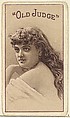 Actress from the Old Judge series (N167) for Old Judge Cigarettes, Goodwin & Company, Commercial lithograph